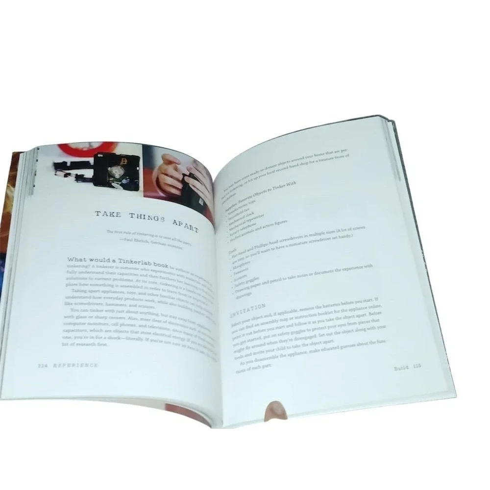 Tinkerlab: Hands-On Guide for Little Inventors Ages 4-8 Activity Book‎ STEM ECE